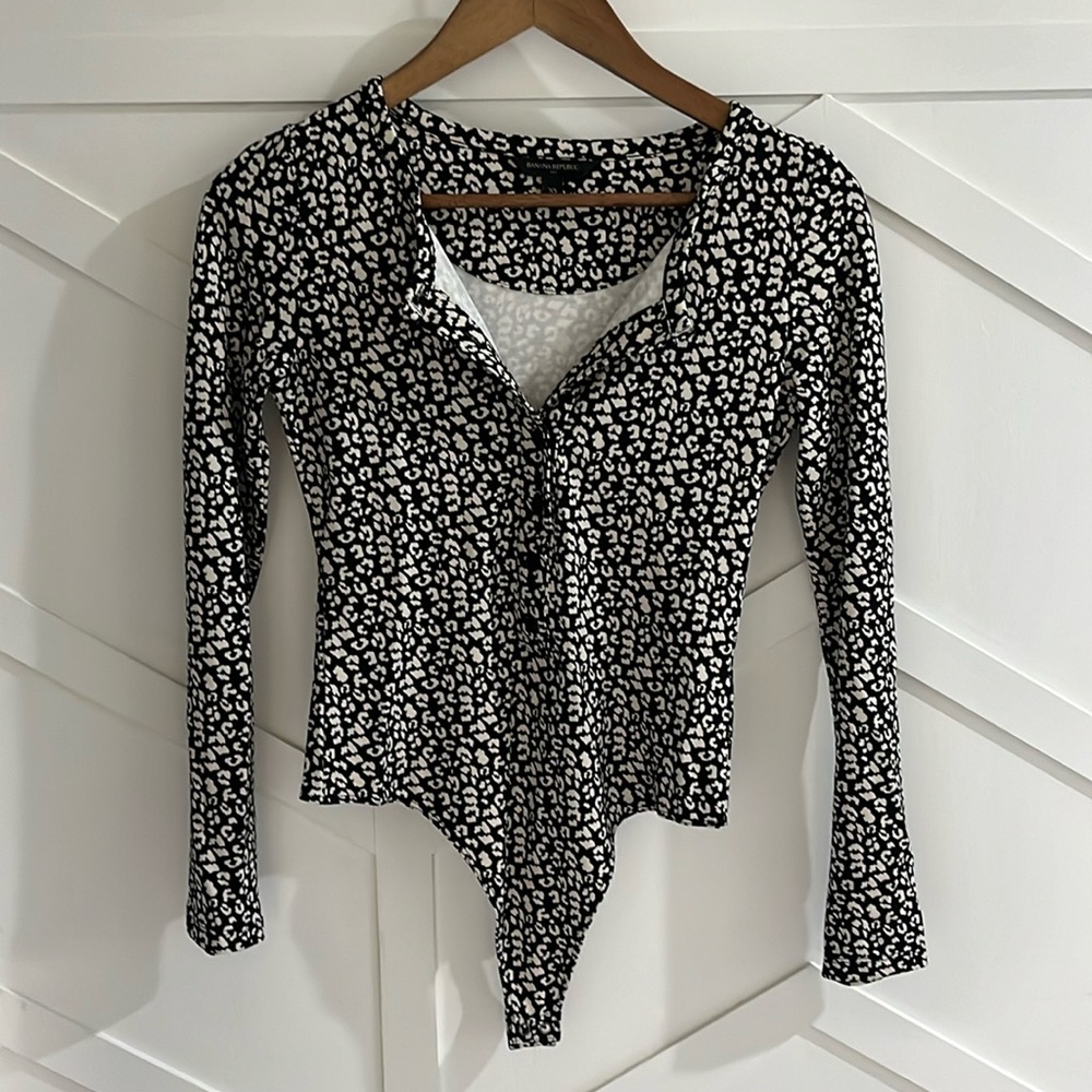 Leopard Print Bodysuit